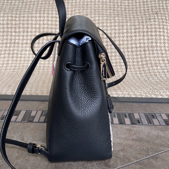 Kate Spade Leila Tweed Fabric Medium Backpack - Picture 8 of 16